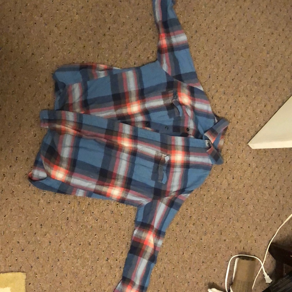 Blue flannel